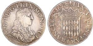 Monaco - Louis 1er - Ecu 1672