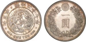 Japon - 1 yen année 27 (1894)