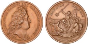 Médaille Louis XIV - Reprise de Cayenne 1676 Médaille Louis XIV - Reprise de Cayenne 1676