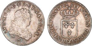 Louis XV - Tiers d'écu de France - 1722 Z (Grenoble) Louis XV - Tiers d'écu de France - 1722 Z (Grenoble)
