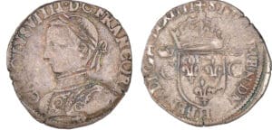 Charles IX - Demi-teston - 2ème type - 1564 H (La Rochelle)