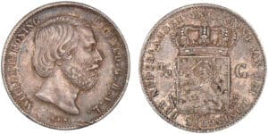 Pays-Bas - Willem III - 1/2 gulden 1863 Pays-Bas - Willem III - 1/2 gulden 1863