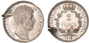 Suisse - Canton de Neuchâtel - Alexandre Berthier - 2 francs 1814/3 Suisse - Canton de Neuchâtel - Alexandre Berthier - 2 francs 1814/3
