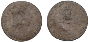 Monaco - Honoré III - 1/2 pezzetta 1735