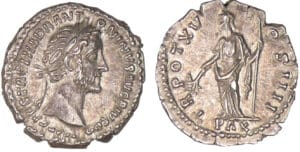 Antonin le Pieux - Denier (152-153, Rome)