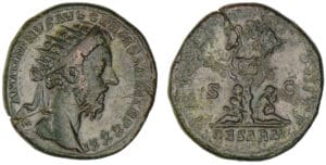 Marc Aurèle - Dupondius (177, Rome)