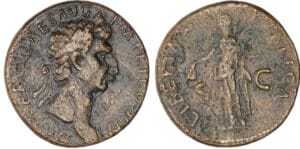 Nerva - Sesterce (97, Rome) - La Liberté
