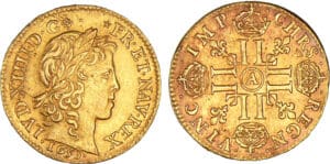 Louis XIV - Louis d'or à la mèche longue - 1653 A (Paris) Louis XIV - Louis d'or à la mèche longue - 1653 A (Paris)
