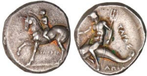 Calabre - Tarente - Taras - Didrachme (302-281 av. J.-C.)
