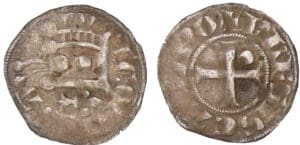 Orléannais - Comté de Blois - Jeanne de Châtillon - Denier Orléannais - Comté de Blois - Jeanne de Châtillon - Denier