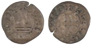 Orléannais - Comté de Blois - Jean de Châtillon - Denier Orléannais - Comté de Blois - Jean de Châtillon - Denier