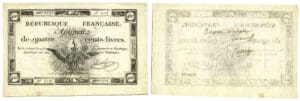 Assignat vérificateur de 400 livres - Signé Manuel - 21 novembre 1792