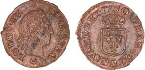Louis XV - Liard à la vieille tête - 1770 AA (Metz)