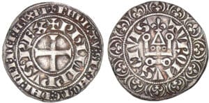 Philippe IV - Gros tournois à l'O long et au lis