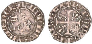 Dauphiné - Dauphin du viennois - Charles VII - Denier Dauphiné - Dauphin du viennois - Charles VII - Denier