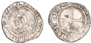Dauphiné - Dauphin du viennois - Charles VII - Petit blanc (Romans) Dauphiné - Dauphin du viennois - Charles VII - Petit blanc (Romans)