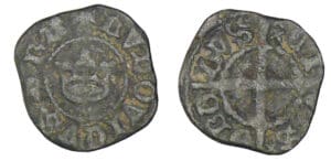 Louis XI - Obole tournois - 2ème type