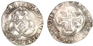 Charles VIII - Blanc à la couronne - Tournai