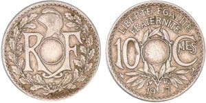 10 centimes Lindauer 1927 - Non perforé