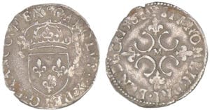 Charles IX - Douzain - 1er type - 1568 M (Toulouse)