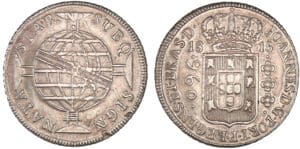 Brésil - Maria Ier - 960 reis 1815 R (Rio) Brésil - Maria Ier - 960 reis 1815 R (Rio)