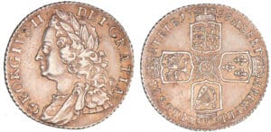 Grande-Bretagne - George II - Shilling 1758 Grande-Bretagne - George II - Shilling 1758