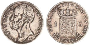 Pays-Bas - Willem II - Gulden 1849 Pays-Bas - Willem II - Gulden 1849
