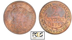 2 centimes Dupuis 1909 2 centimes Dupuis 1909