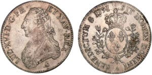 Louis XVI - Ecu au buste habillé - 1791 A (Paris) Louis XVI - Ecu au buste habillé - 1791 A (Paris)