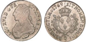 Louis XVI - Ecu au buste habillé - 1789 Q (Perpignan) Louis XVI - Ecu au buste habillé - 1789 Q (Perpignan)