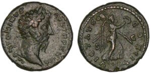 Marc Aurèle - As (170, Rome) - La Victoire Marc Aurèle - As (170, Rome) - La Victoire