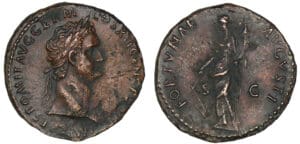 Domitien - Dupondius (89-90, Rome) - La Fortune Domitien - Dupondius (89-90, Rome) - La Fortune