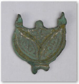 Byzance - Elément de boucle d'oreille en bronze - Xème siècle ap. J.-C.