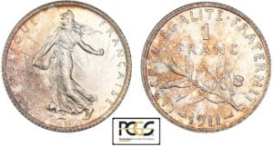1 franc Semeuse 1911 1 franc Semeuse 1911