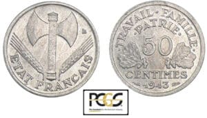 50 centimes Bazor 1943