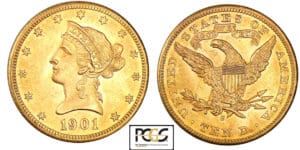 Etats-Unis - Liberty head 10 dollars 1901 S Etats-Unis - Liberty head 10 dollars 1901 S