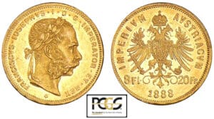 Autriche - François-Joseph - 8 florins 1888