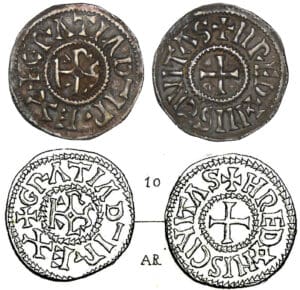 Charles II le Chauve - Denier (Rennes)