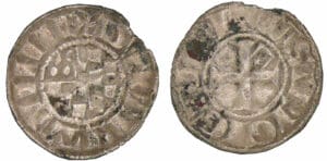 Bretagne - Jean II, Arthur II et Jean III - monnayage anonyme - Denier (Guingamp) Bretagne - Jean II, Arthur II et Jean III - monnayage anonyme - Denier (Guingamp)