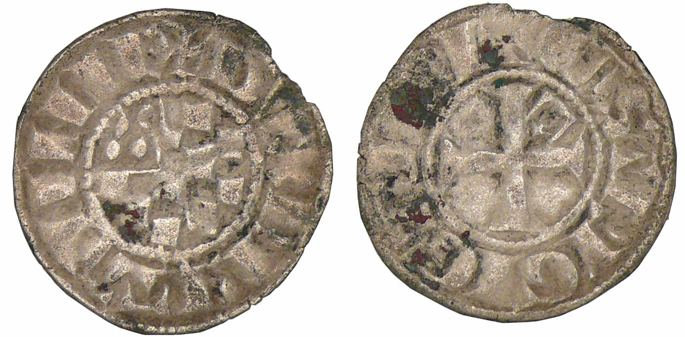 Bretagne - Jean II, Arthur II et Jean III - monnayage anonyme - Denier (Guingamp) Bretagne - Jean II, Arthur II et Jean III - monnayage anonyme - Denier (Guingamp)