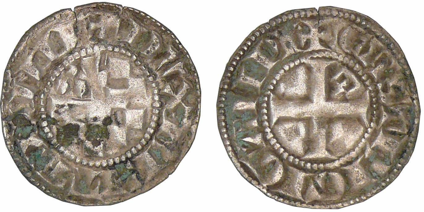 Jean II, Arthur II et Jean III - monnayage anonyme - Denier (Guingamp) Jean II, Arthur II et Jean III - monnayage anonyme - Denier (Guingamp)
