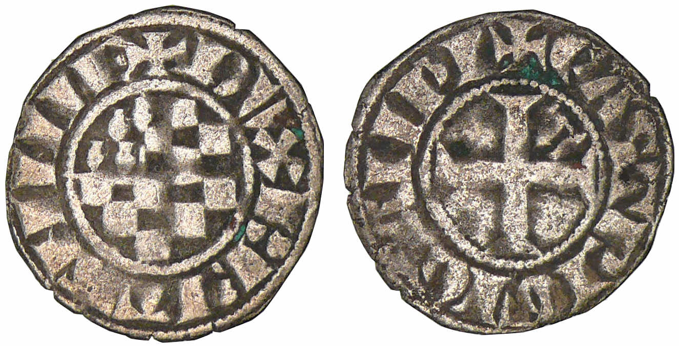 Jean II, Arthur II et Jean III - monnayage anonyme - Denier (Guingamp) Jean II, Arthur II et Jean III - monnayage anonyme - Denier (Guingamp)