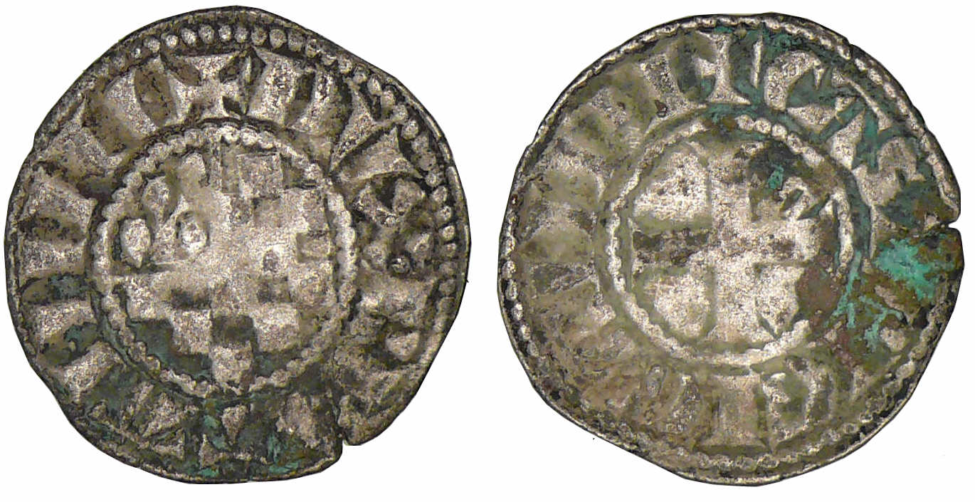 Jean II, Arthur II et Jean III - monnayage anonyme - Denier (Guingamp) Jean II, Arthur II et Jean III - monnayage anonyme - Denier (Guingamp)