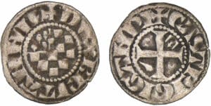 Jean II, Arthur II et Jean III - monnayage anonyme - Denier (Guingamp) Jean II, Arthur II et Jean III - monnayage anonyme - Denier (Guingamp)