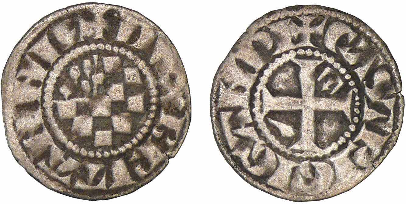 Jean II, Arthur II et Jean III - monnayage anonyme - Denier (Guingamp) Jean II, Arthur II et Jean III - monnayage anonyme - Denier (Guingamp)