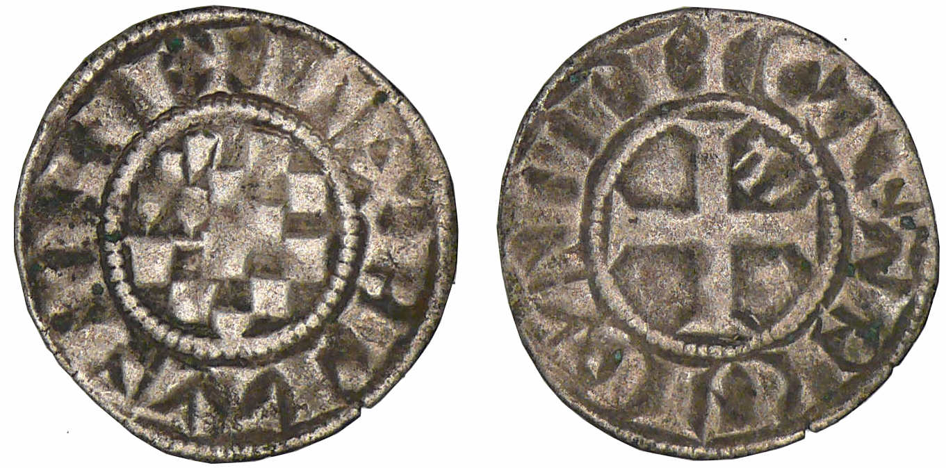 Jean II, Arthur II et Jean III - monnayage anonyme - Denier (Guingamp) Jean II, Arthur II et Jean III - monnayage anonyme - Denier (Guingamp)