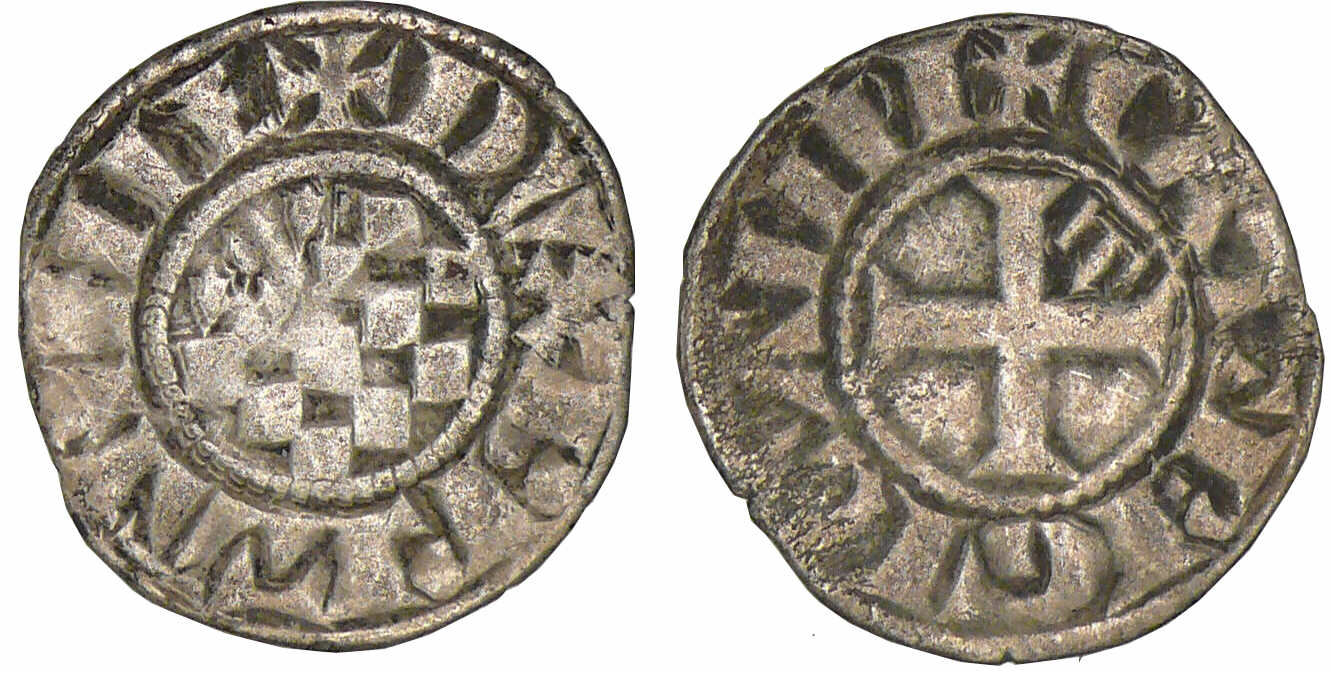 Jean II, Arthur II et Jean III - monnayage anonyme - Denier (Guingamp) Jean II, Arthur II et Jean III - monnayage anonyme - Denier (Guingamp)