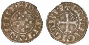 Jean II, Arthur II et Jean III - monnayage anonyme - Denier (Guingamp) Jean II, Arthur II et Jean III - monnayage anonyme - Denier (Guingamp)