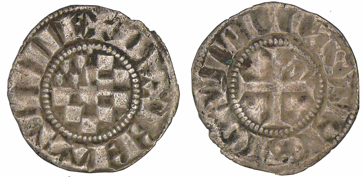 Jean II, Arthur II et Jean III - monnayage anonyme - Denier (Guingamp) Jean II, Arthur II et Jean III - monnayage anonyme - Denier (Guingamp)