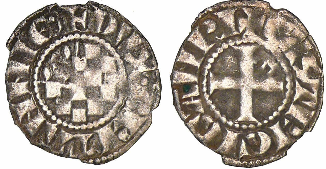 Bretagne - Jean II, Arthur II et Jean III - monnayage anonyme - Denier (Guingamp) Bretagne - Jean II, Arthur II et Jean III - monnayage anonyme - Denier (Guingamp)